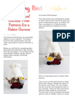 Winding Road Crochet - Crochet Chef Gnome - Free Pattern For A Baker Gnome