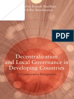 Decentralization and Local Governance in Developing Countries A Comparative Perspective (Pranab Bardhan, Dilip Mookherjee) (Z-Library)