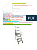 Especificação Técnica - Escada Plataforma Nr12 - 1,0m, 1,50m e 2,0m