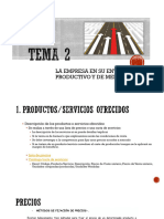 TEMA 2 Estudio Producto, Mercado y Competencia