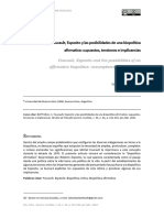 Botticelli - Foucault, Esposito y Las Posibilidades de Una Biopolítica Afirmativa. Supuestos, Tensiones e Implicancias