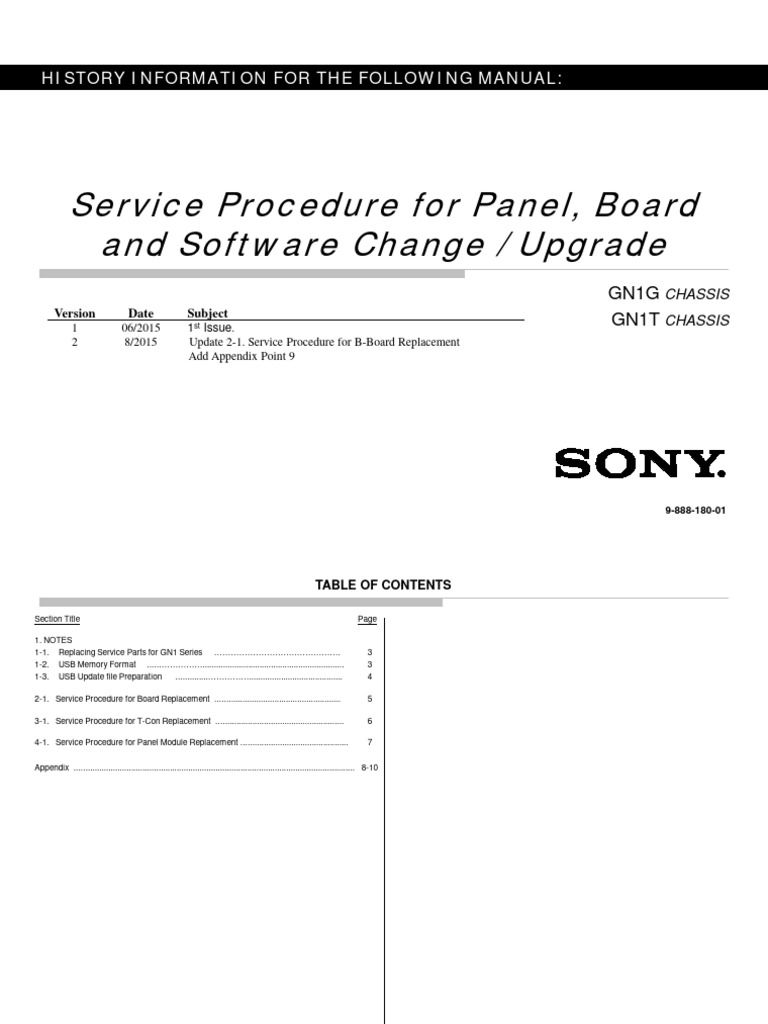 GN1 Chassis Service Procedures Guide | PDF | Usb | Usb Flash Drive