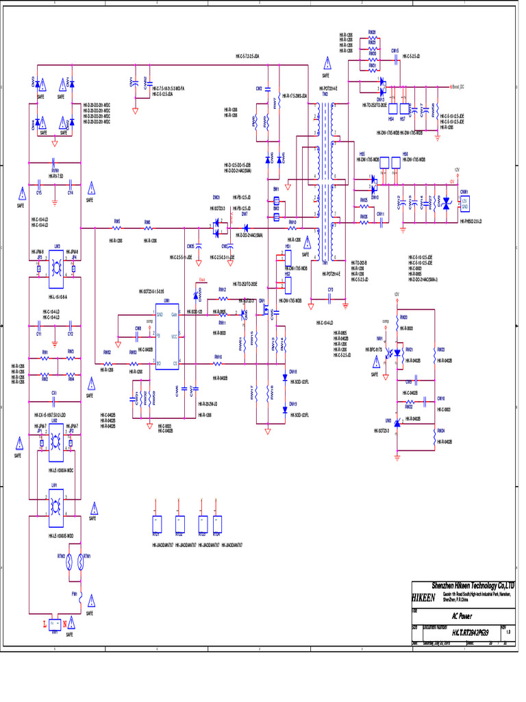 Power Supply HK.T.RT2842P639 схема | PDF