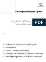 Business Informality Bba 2022