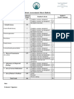 Assessment Rubric Sheet-4