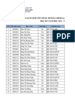 DS Miễn giảm học phí Kỳ I - Dự kiến lần 1