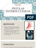 Fístulas Enterocutáneas