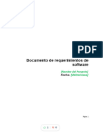 Documento de Requerimientos de Software Plantilla - Compress