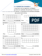 Area and Perimeter Quiz 1