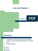 Laboratory - Nerve and Muscle 1