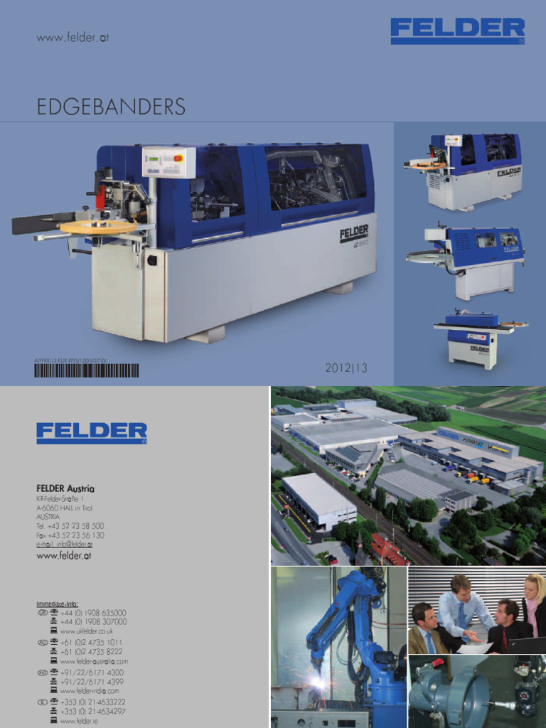 Fel Edgebanders en 2012 | PDF