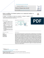 Kinetic modelling of methanol synthesis over commercial catalysts