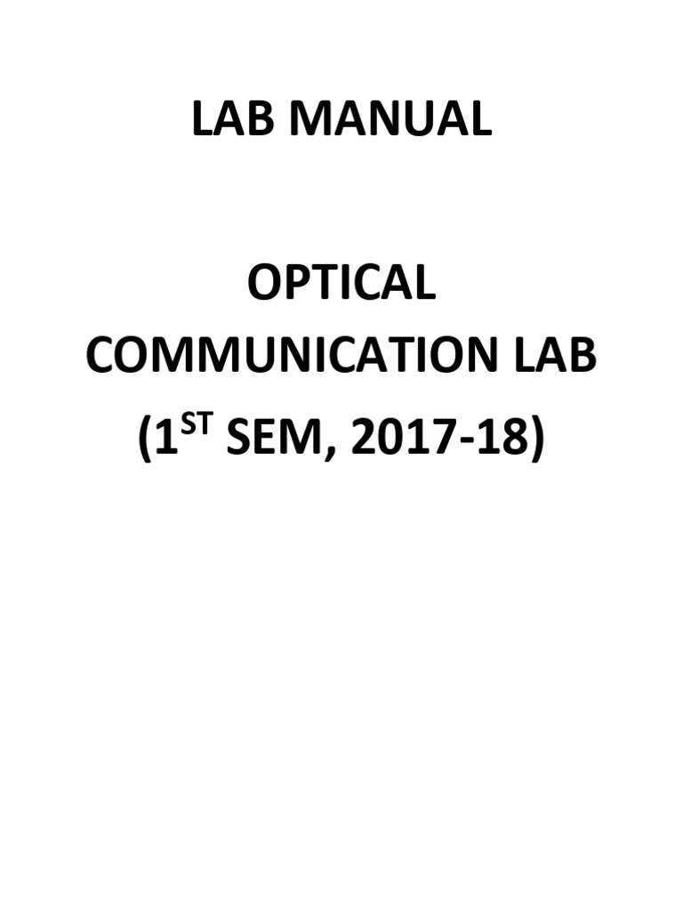 Optical communication pdf