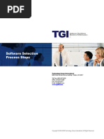 Software Selection Process Steps