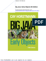 Test Bank For Big Java Early Objects 5th Edition Download
