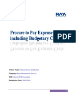Expense Encumbrance Cycle+P2P R12