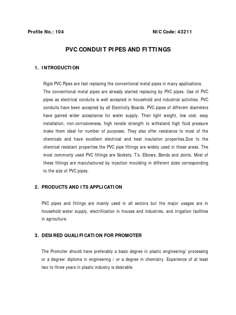 PVC Conduit Pipes and Fittings PDF Pipe (Fluid Conveyance