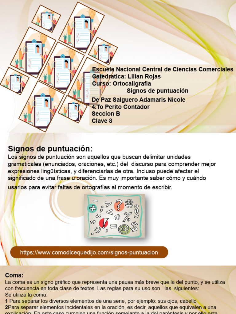 Signos de Puntuación y su Uso | PDF | Coma | Puntuación