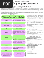 Dieta de Papillas para Adultos Mayores | PDF | Leche | Alimentos