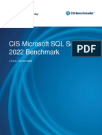 CIS Microsoft SQL Server 2022 Benchmark v1.0.0