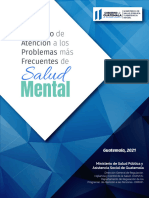 Protocolo de Atención a los Problemas mas Frecuentes de Salud Mental