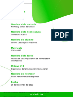 Tarea 4 Organismos de Normalizaci N Internacional