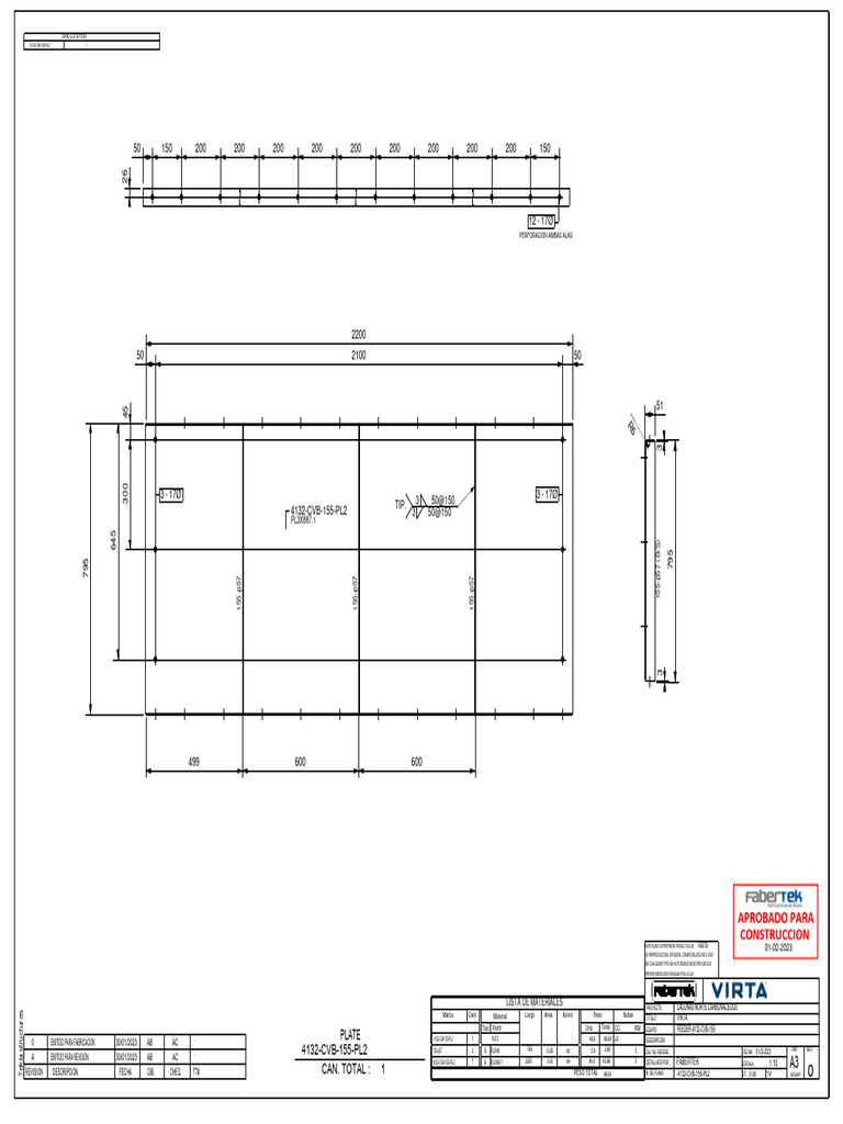 4132-CVB-155-PL2 - PLATE - Rev 0 | PDF