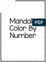 Mandala Color by Number