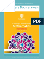 Cambridge Lower Secondary Maths Learner 7-Answers