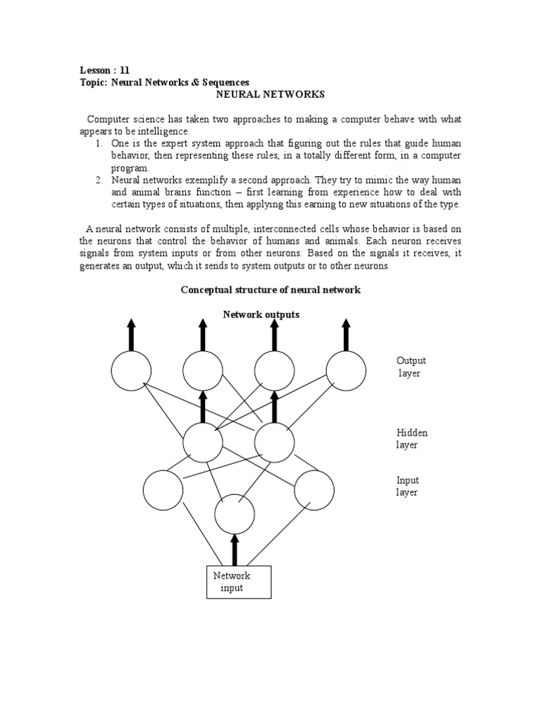 Neural Networks | PDF | Artificial Neural Network | Nervous System
