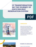 Journey of Indias Railway Reservation System