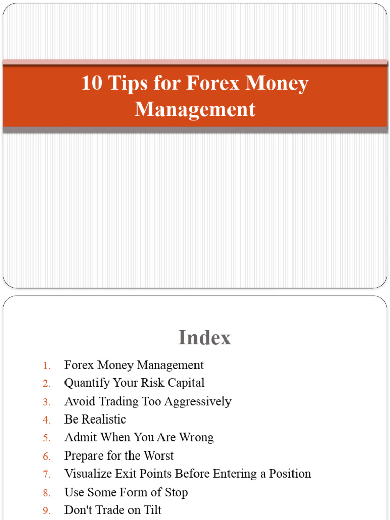 10 Essential Forex Money Management Tips | PDF
