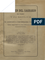 1891 - La Virgen Del Sagrario de Toledo y Su Basilica