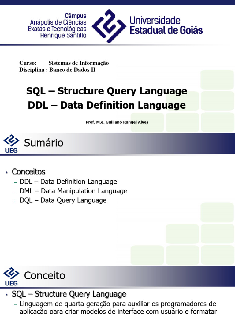 05 SQL DDL Guiliano | PDF