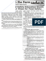 nationsl food safety month