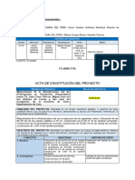 TAREA N 02 - Formato de Acta de Constitución Del Proyecto