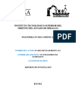 Reporte de Investigación Análisis de Fluidos Mecatronica