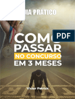 Livro Digital - Guia Prático Como Passar em Qualquer Concurso em 3 Meses