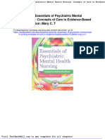 Test Bank For Essentials of Psychiatric Mental Health Nursing Concepts of Care in Evidence Based Practice 5 Edition Mary C T Download