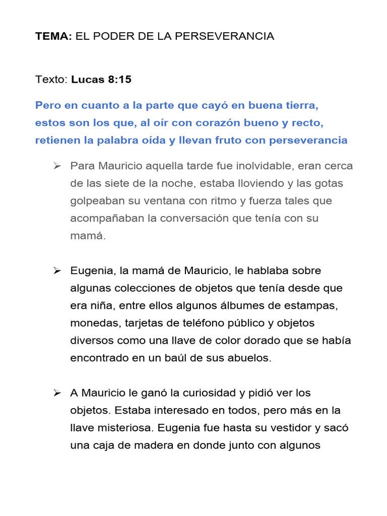 #7 El Poder de La Perseverancia | PDF