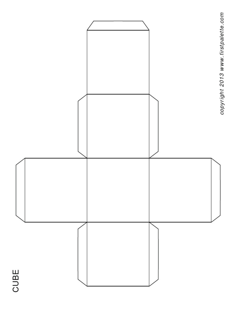 Cube Template PDF