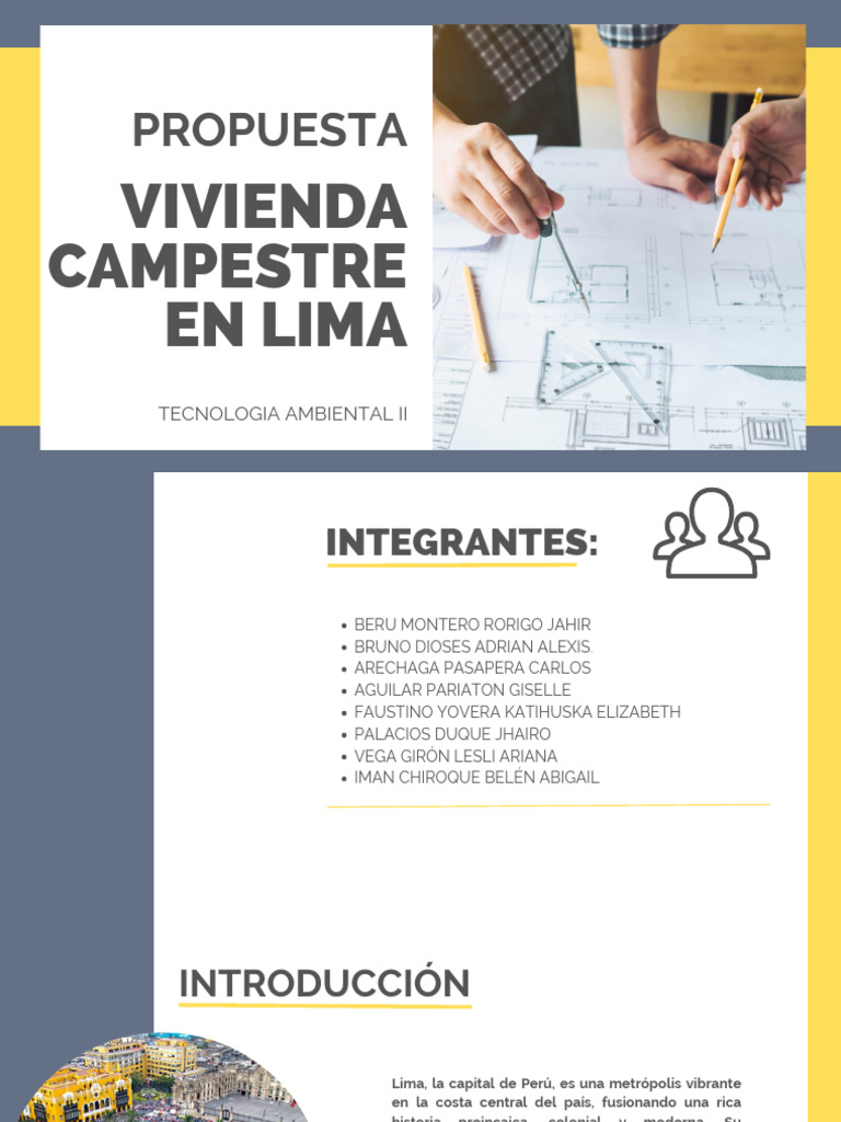 Propuesta de Vivienda Campestre en Lima | PDF | Mercado (economía) | Clima