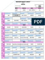 Horario de Clases - II Electromecanica