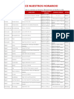 Horarios 2022