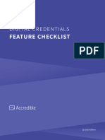 Accredible Digital Credentials Checklist