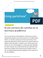 El Uso Correcto de Comillas en La Escritura Académica - Enago Academy Spanish-Elipsis o Puntos Suspensivos