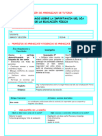 3° Ses Tuto Lun 2 Importancia de La Ed Fisica