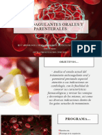 Anticoagulantes Orales y Parenterales