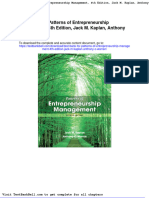Test Bank For Patterns of Entrepreneurship Management 4th Edition Jack M Kaplan Anthony C Warren Download