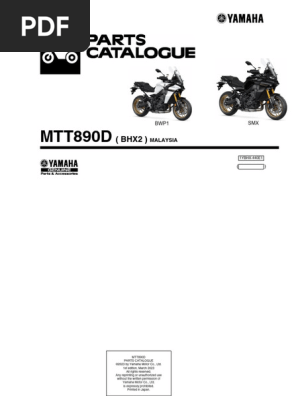 Yamaha Parts Catalogue Overview | PDF